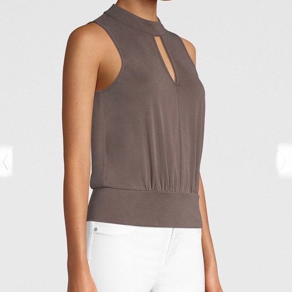 PHILOSOPHY WOMEN’S SLEEVELESS HALTER TOP  - SANDWASH COLOR - SIZE XS - Picture 2 of 7